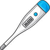 thermometer A thermometer is shown with the temperature reading 3 6. 0 degrees fahrenheit