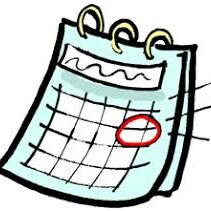 A cartoon of a calendar with the date circled.